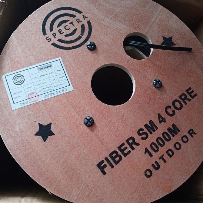 Kabel Fo Spektra 1  Core 3 Seling - Spectra Fiber Optic New Stok