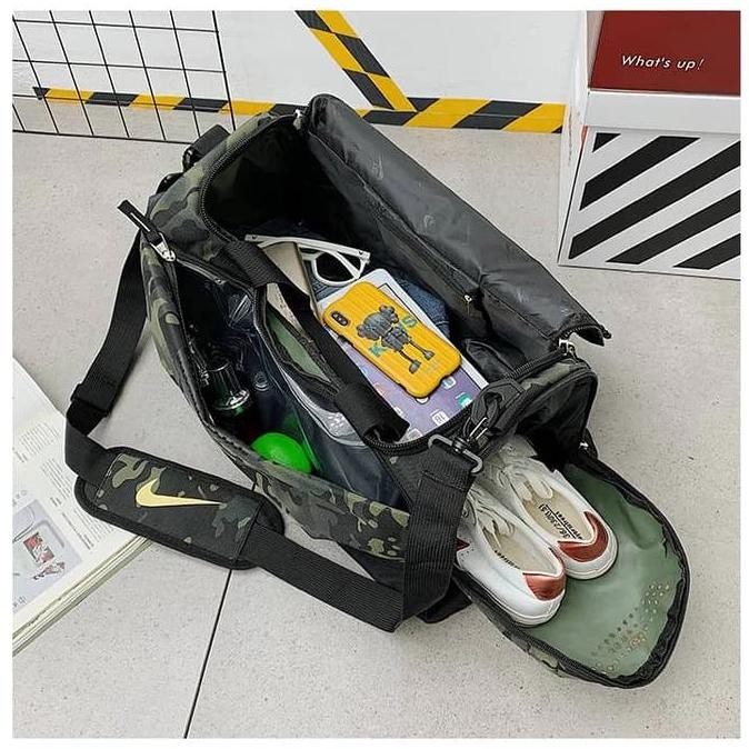 Tersedia Tas Olahraga Fitness Nike Pria Wanita/ Duffle Bag Travel Unisex