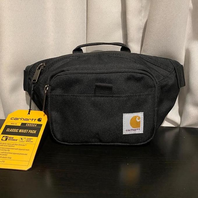 Tersedia Carhartt Classic Waist Bag Black / Tas 100% Original
