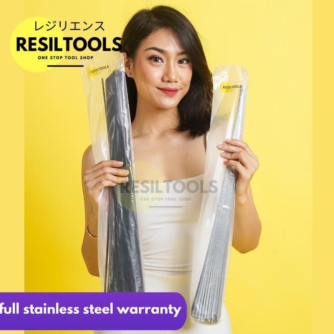 

Kabel Ties Stainless Steel 30 Cm Jual Per 1 Pack Isi 100 Kabel Tis Co