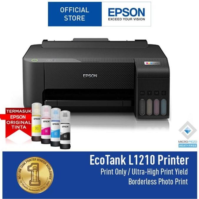 Printer Epson L1210 Original Ink Resmi Epson New Stok