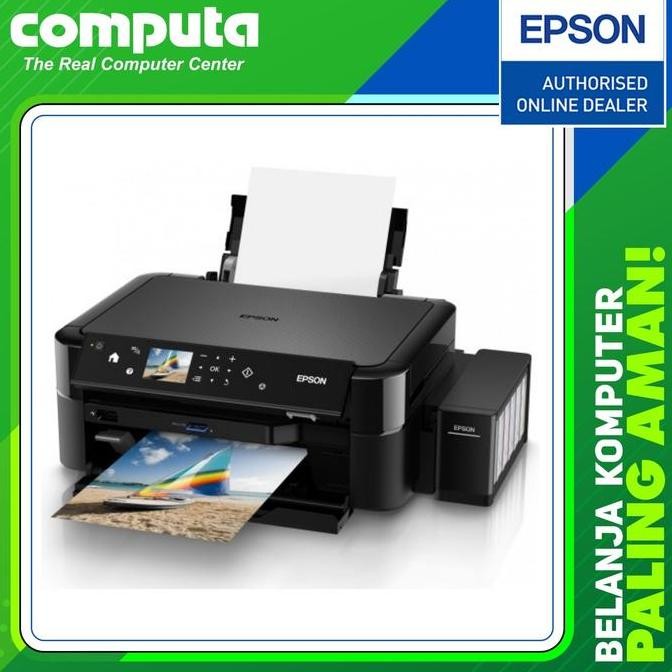 Printer Foto Epson L850 Ce31502 Inktank 6 Warna 3 In 1 Print Scan Copy New Stok