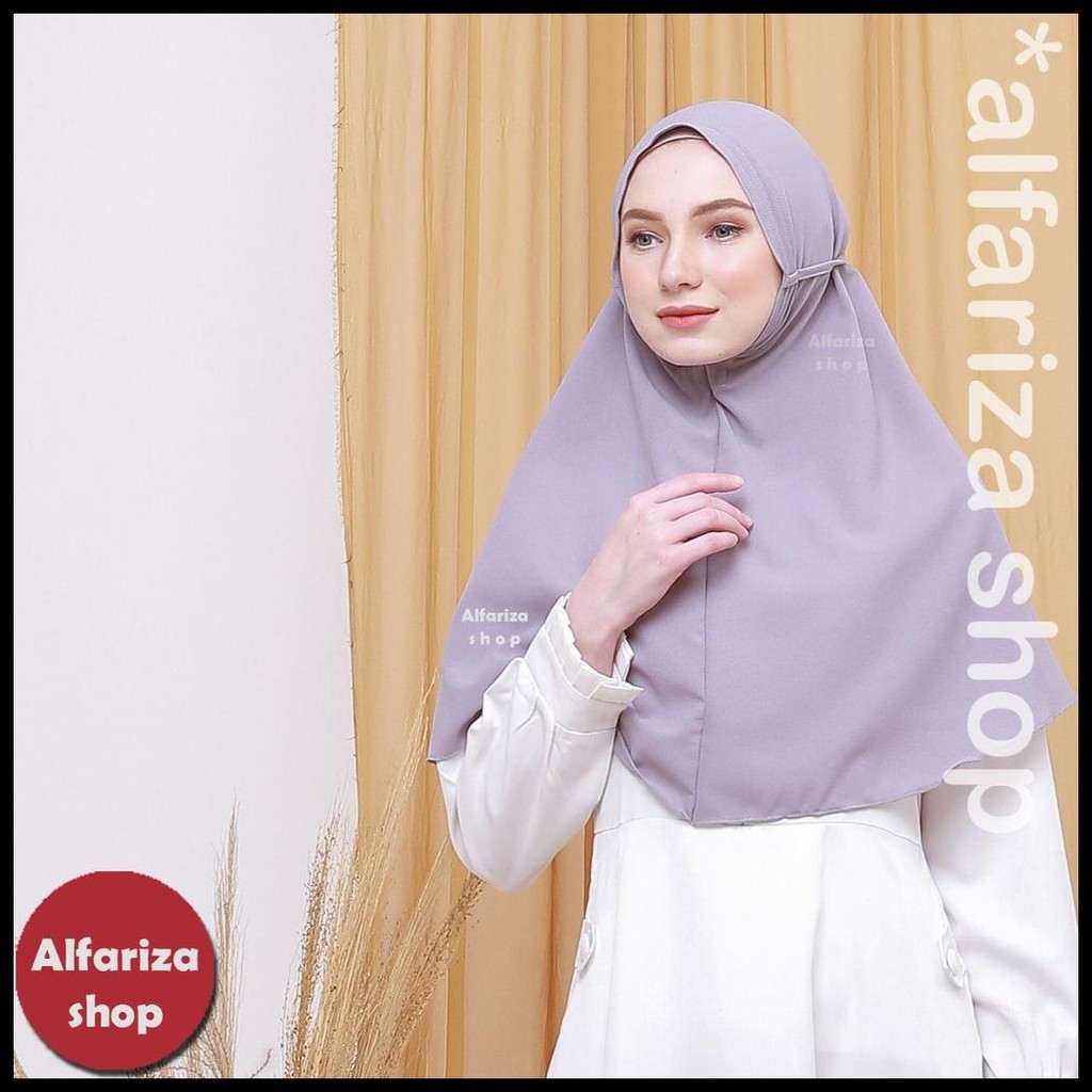 BERGO MARYAM DIAMOND ITALIANO PREMIUM JILBAB HIJAB KERUDUNG INSTAN INSTANT OVAL 75X90