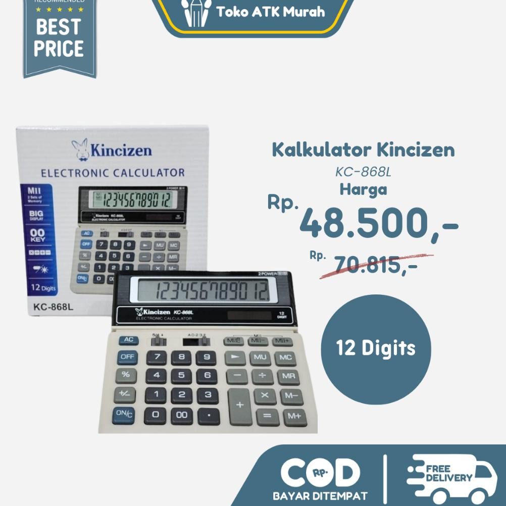 

Calculator / Kalkulator Kincizen KC-868L