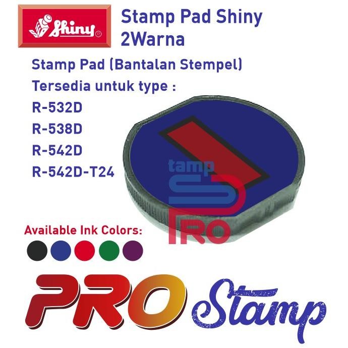 

Replacement Ink Pad Shiny / R-532D, R-538D, R-542D (TANPA WARNA)
