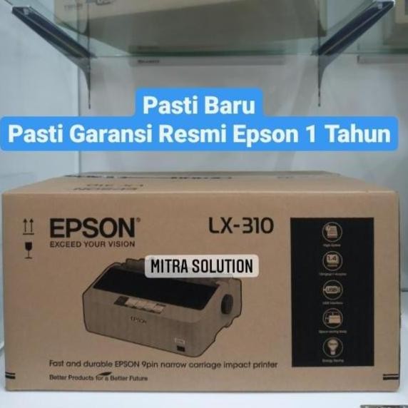 Epson Printer Lx 310 Dot Matrix Printer 9 Pin Epson Lx310 Lx-310 Baru New Stok