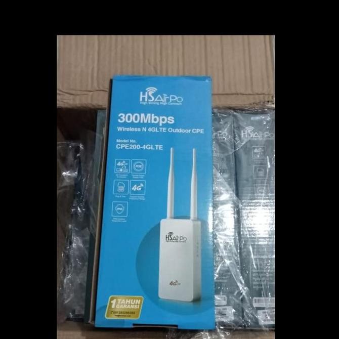 Hsairpo Cpe200-4G-Lte Outdoor Wireless 2.4Ghz 300Mbps N1 Hs Airpo New Stok