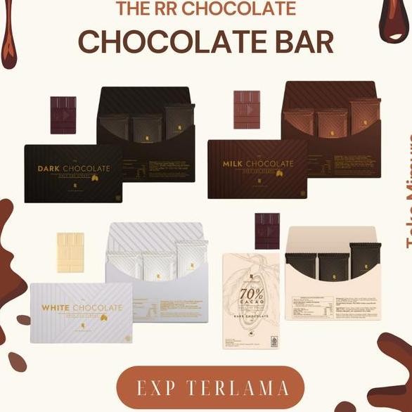 

The Rr Chocolate Coklat Dark Milk White 70 Dark Cokelat Bar