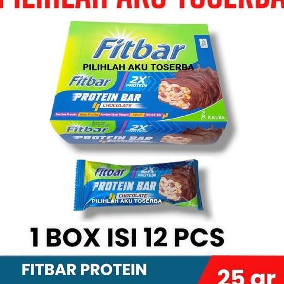 

Fitbar Protein Bar Chocolate Isi 12 1 Box