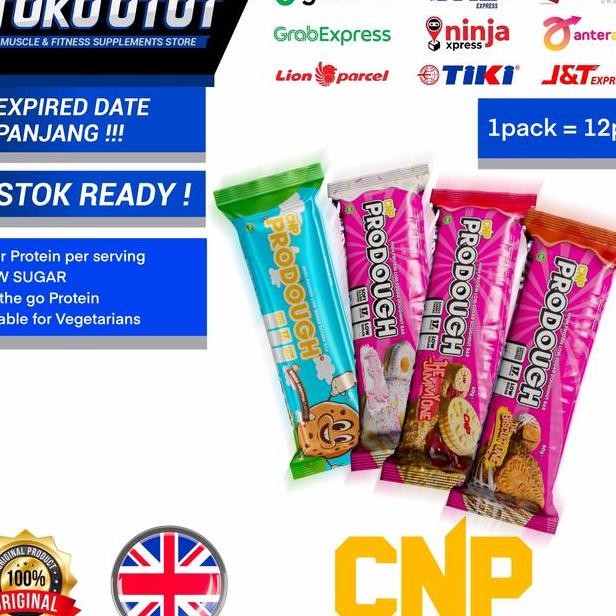 

Cnp Prodough Bar 12 X 60Gr Hh Protein Low Sugar Dough Bar Doughnut Bar Healthy Sna Cnp Professional Made In Uk