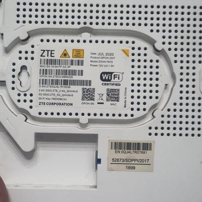 Zte Ont Router Modem Fiberhome F670L 6 Antena New Stok