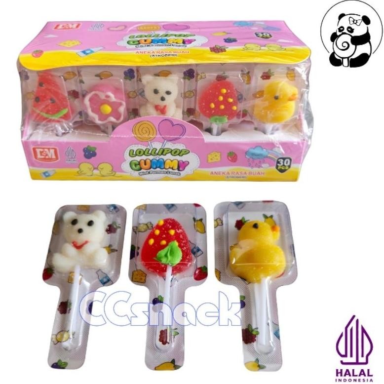 

DSM Lollipop Gummy Pink Box Isi 30 Halal