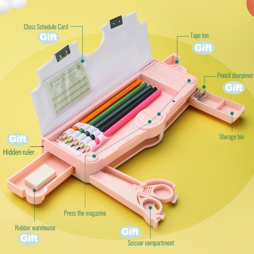 

Tc21 Penjual LokalBaru Kuromi Kotak Alat Tulis Multifungsi Kunci Kode Kotak Pensil Passward Sanrio Dua Sisi Bernilai Tinggi Kapasitas Tc21