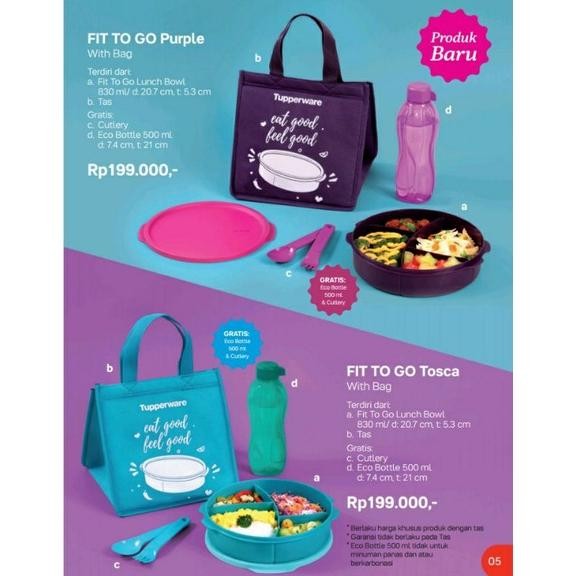 Fit to Go ORI Tapperware & Ramadhan Set AST
