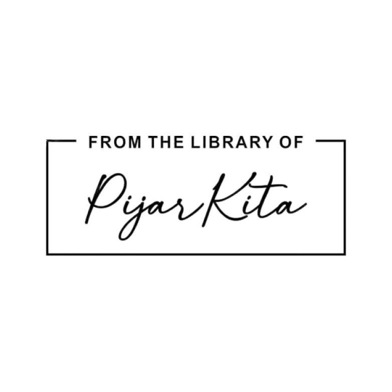 

E-7 | CUSTOM NAMA BOOK STAMP / STEMPEL BUKU NOVEL AESTHETIC PIJARKITA