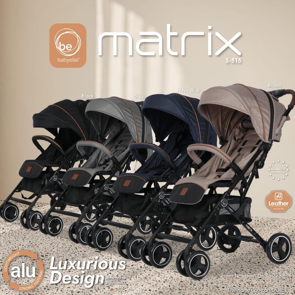 Stroller Babyelle Matrix / Babyelle Matrix SP 516 Kereta Dorong Bayi Cabin Size AST
