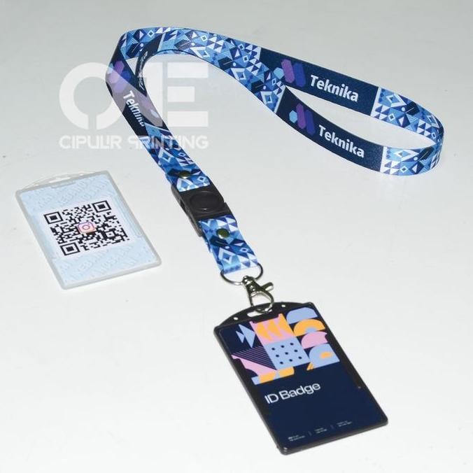 

Id Card / Lanyard / Custom / 2 Sisi / Tanpa Po Co