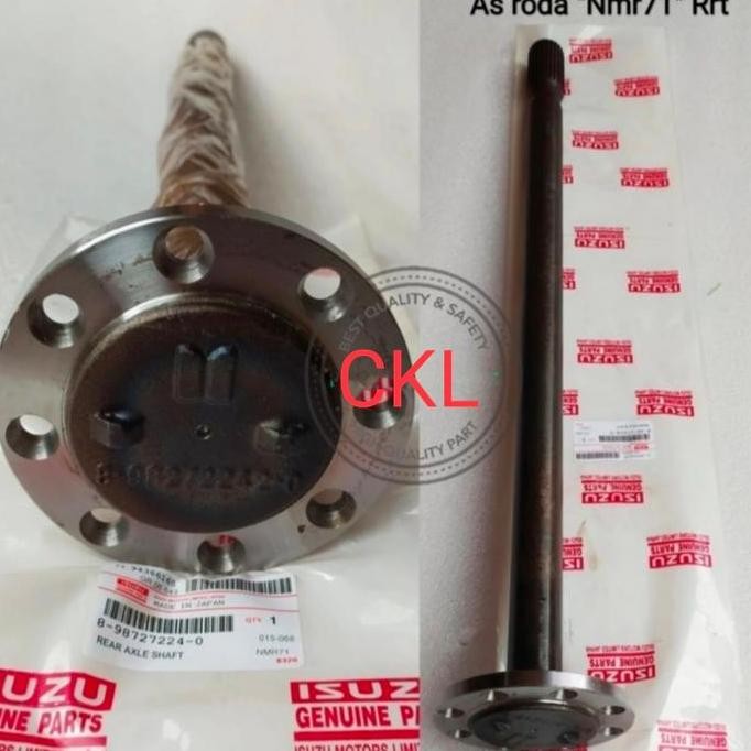 As roda belakang axle shaft isuzu NMR71