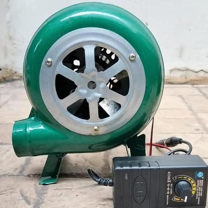 Terlaris MAXPUMP Keong30watt-Baru Blower Mini BBQ 1 Set Blower 12V 220V Speed Control Fan Mini Keong
