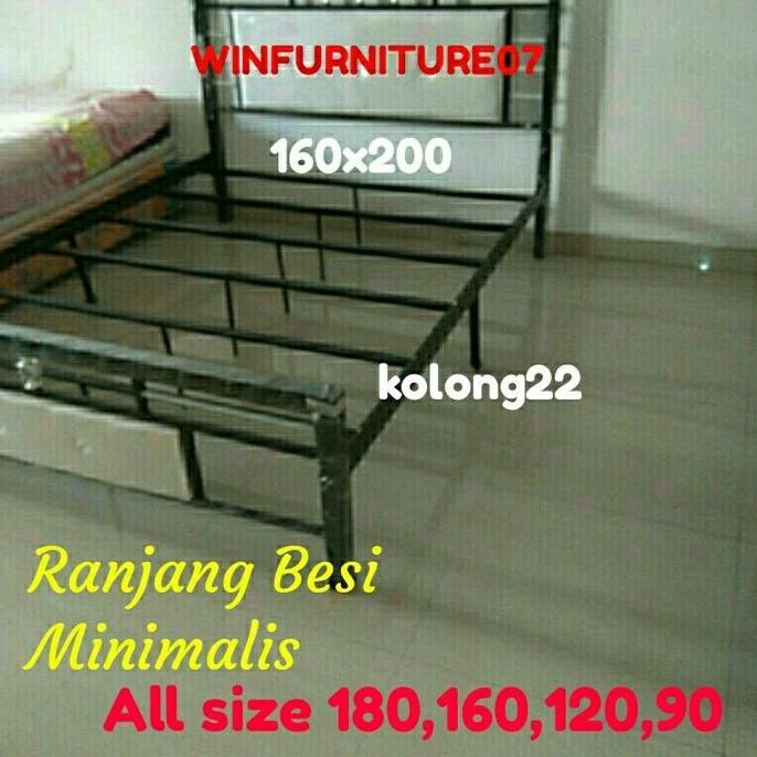 Ranjang Besi Minimalis 160X200