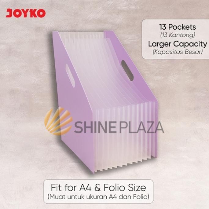 

Map Ekspanding Box File A4 F4 Joyko EF-12 - Expanding File Folio 13 Pocket
