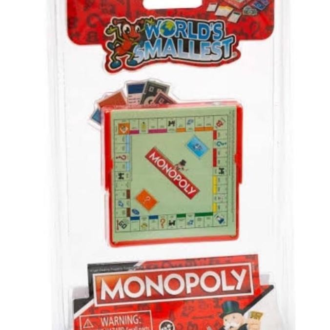 World Smallest Monopoly Board Game