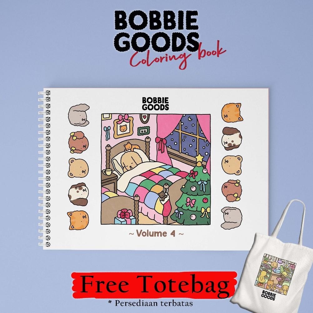 

Bobbie Goods Coloring Book Volume 4 - Free Totebag