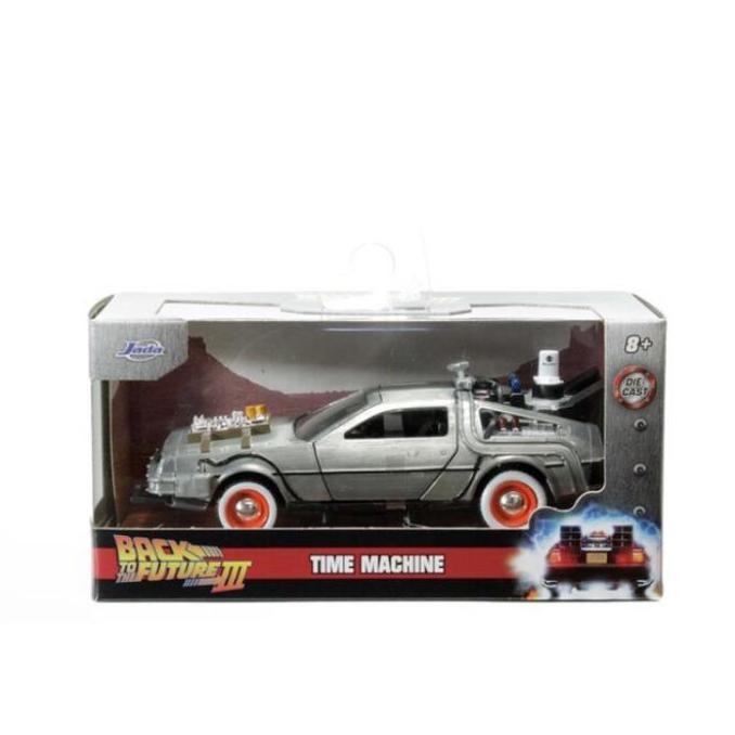 Diecast Back To The Future Part Iii - Time Machine Rail Verson Scale 1/32 By Jada