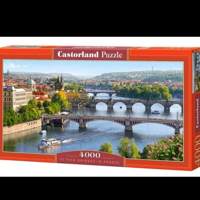Puzzle Castorland Vltava Bridges in Prague ( 4000 pieces )