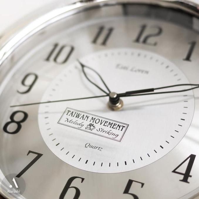 (Allthebest) Esti Loren Jam Dinding Bandul Melody Bunyi Setiap Jam