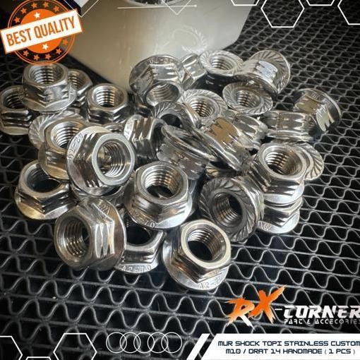 Probolt mur blok boring rx king mur 14 m10 (4biji) BEST SELLER