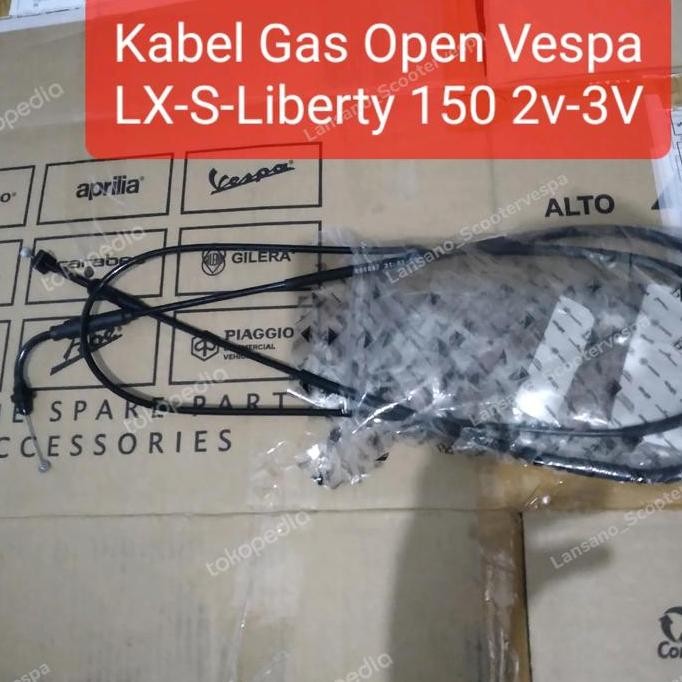 Kabel Gas / Tali Gas Open Vespa LX / S / Liberty 150ie