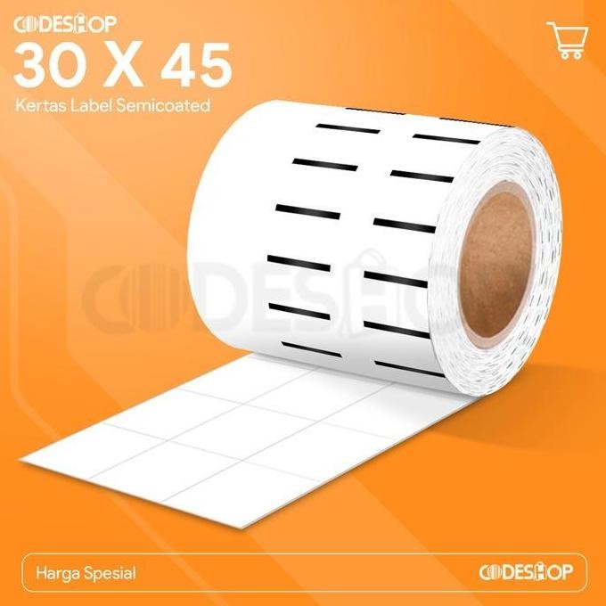 

DISKON Stiker Label Hang Tag Price 30 x 45 / 30x45 mm / 30x45mm Lubang Gun