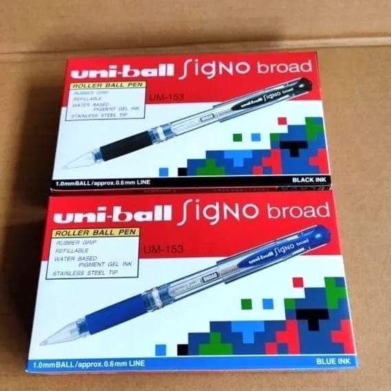 

Pulpen Uni-ball Signo Broad UM-153 ( 1 lusin / 12 pcs )
