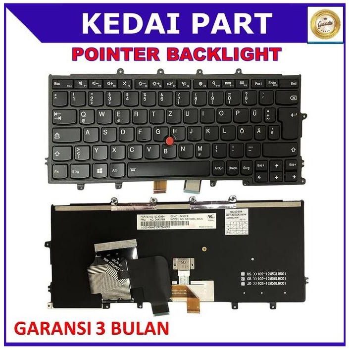 Keyboard Lenovo Thinkpad X240 X250S X260 X270 X250 Backlight Pointer New Stok
