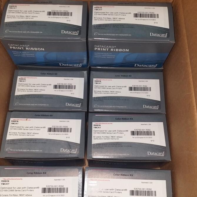 Cd 168 Cd 868 Ymckt Ribbon Datacard New Stok
