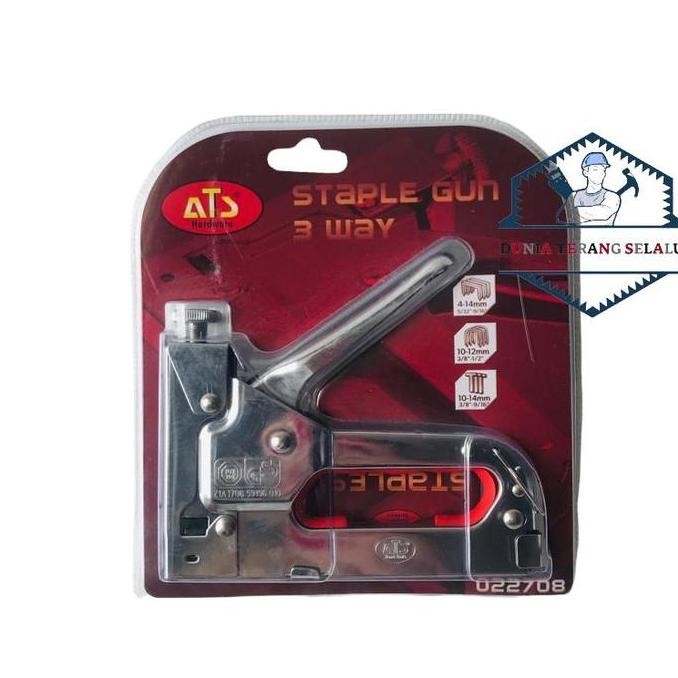 

HARGA DISKON Staples Gun Tacker ATS 3 way 4-14mm / Tembakan Staples