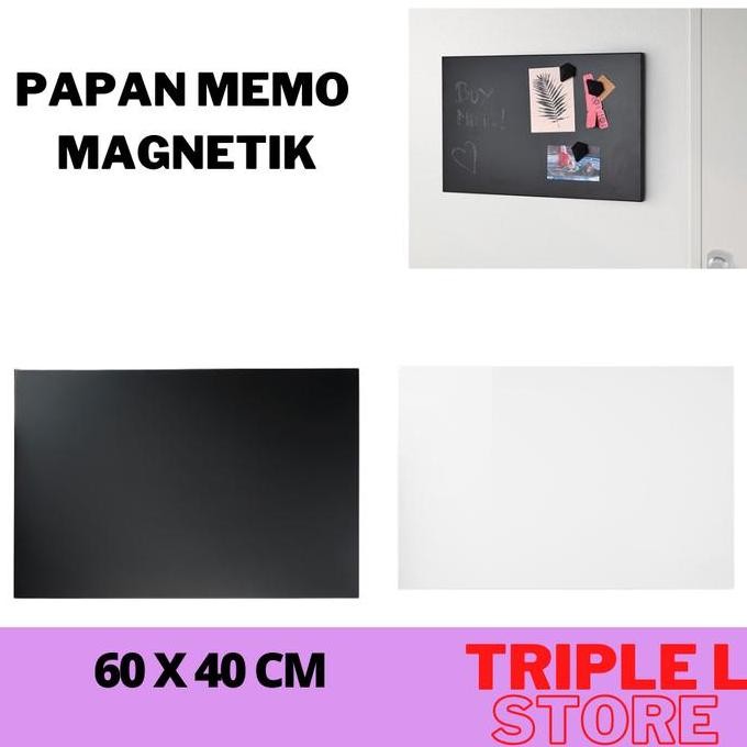 

Papan Memo Pengumuman Magnetik Memo Board Magnetic 60x40 cm SVSS
