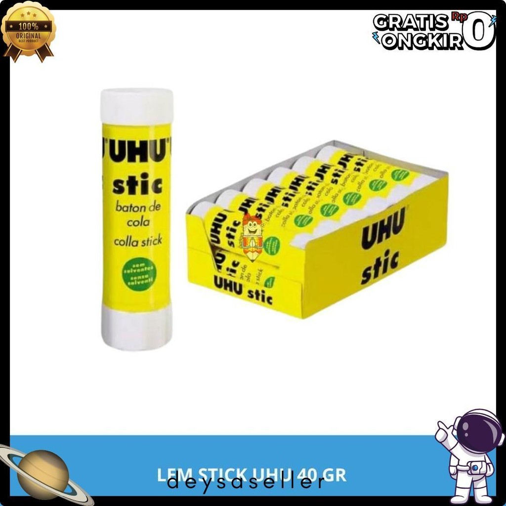 

Lem Stik / Lem Stick / Lem Kertas Uhu Serbaguna 40 Gram Terlengkap Dan Termurah