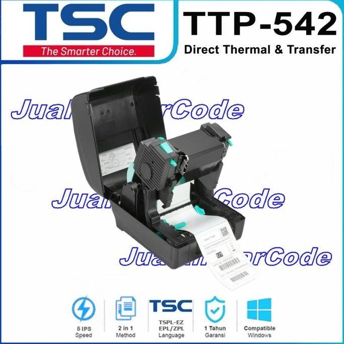Printer Tsc Ttp542 Cetak Label Resi Marketplace Bar Tsc Ttp 542 New Stok