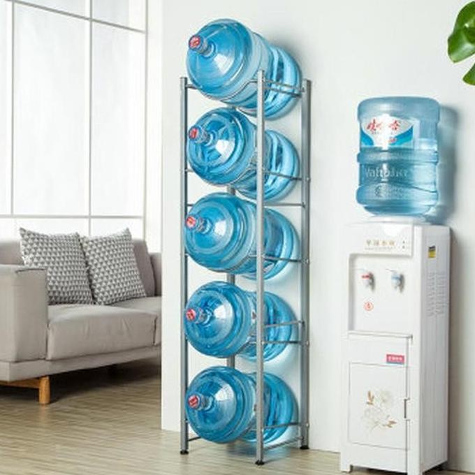 rak galon aqua 5 susun