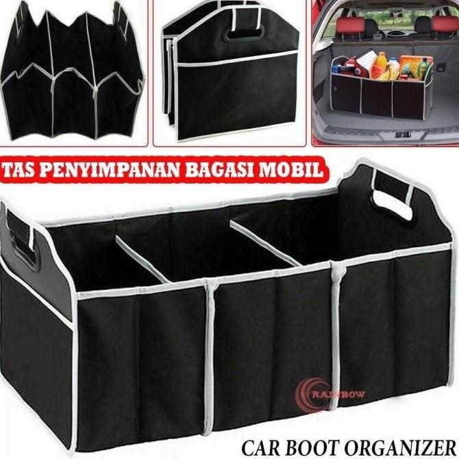  RAK BAGASI MOBIL / BOX MOBIL PENYIMPANAN TAS BAGASI MOBIL - TEMPAT SEPATU DI MOBIL BOX LIPAT MOBIL 