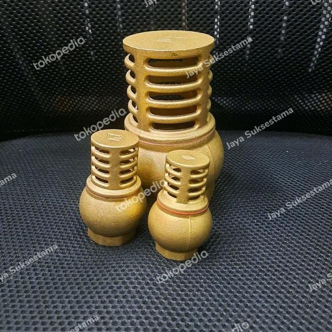 Foot Valve Gentong 3" Inch Kuningan Pn16 - Foot Valve Kuningan Pn 16