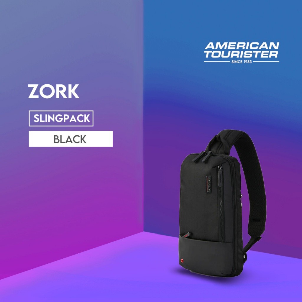 American Tourister Zork Slingpack AS - Black