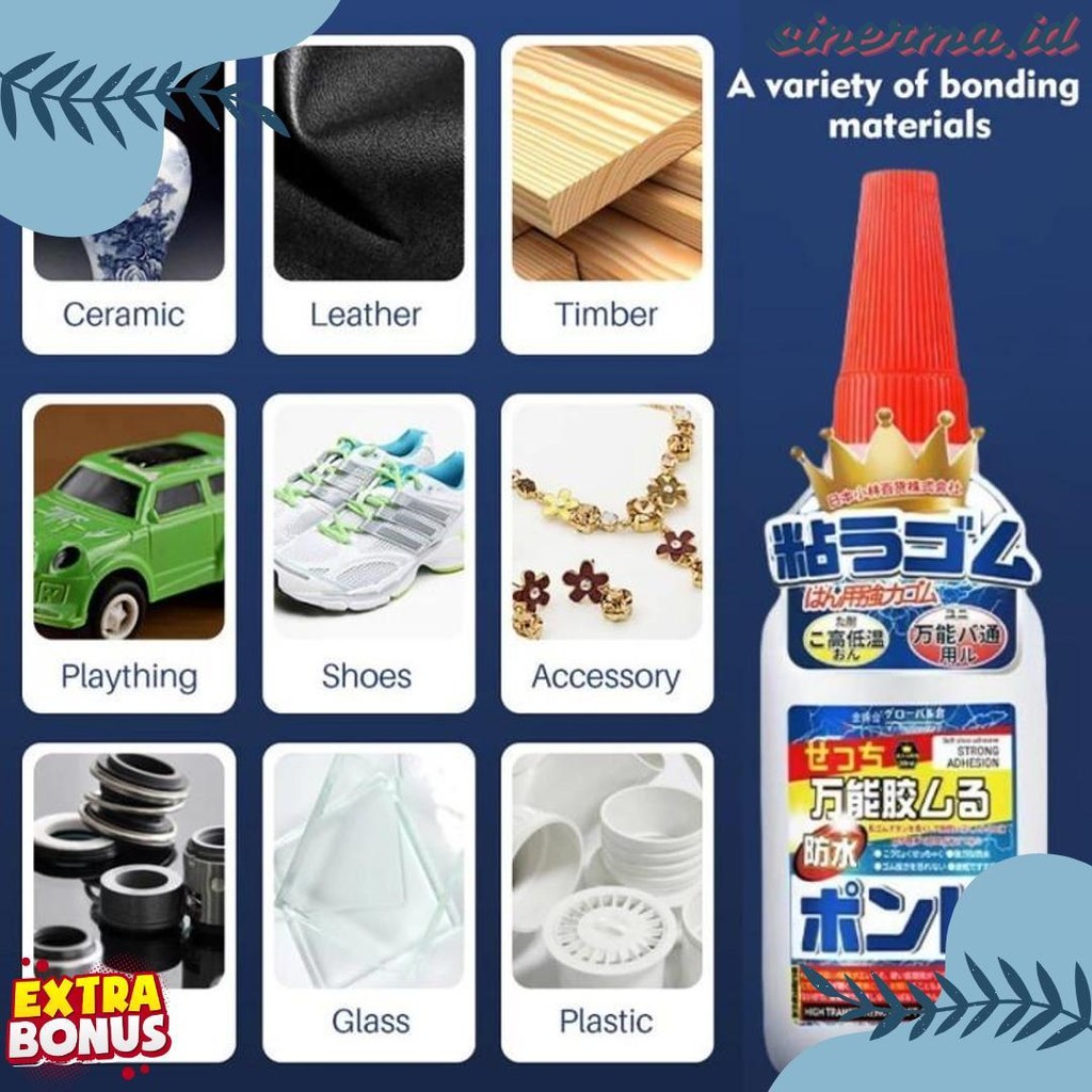 

Lem Super Jepang 50Ml Lem Cair Serbaguna Super Kuat Lem Jepang Lem Sepatu Lem Devil Lem Perbaikan Retak Rangka Mobil Flash Sale! Diskon Hingga 70%