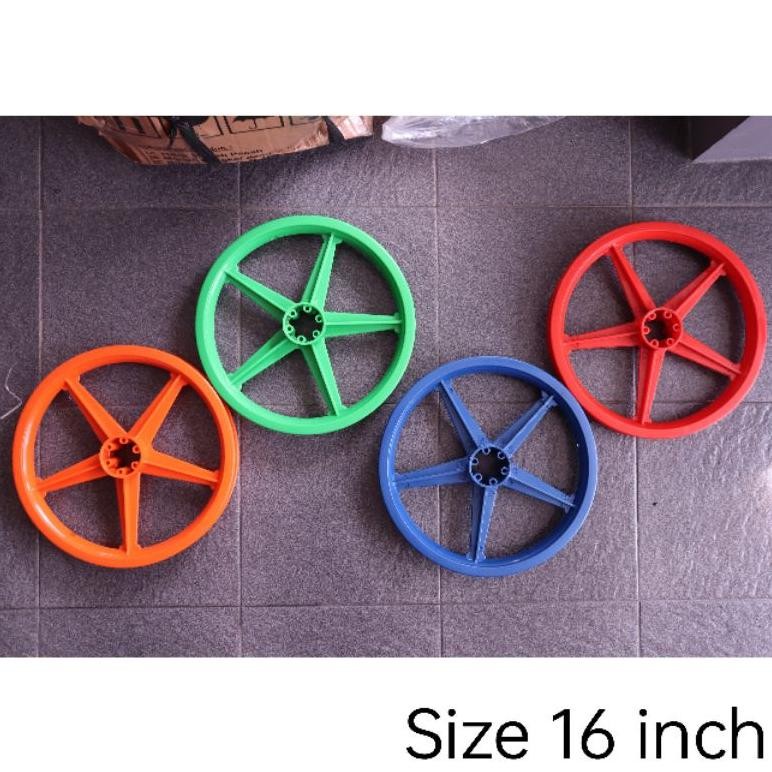 Terlaris Velg Bintang Racing Bmx Size Roda 16 Komplit Bas-12