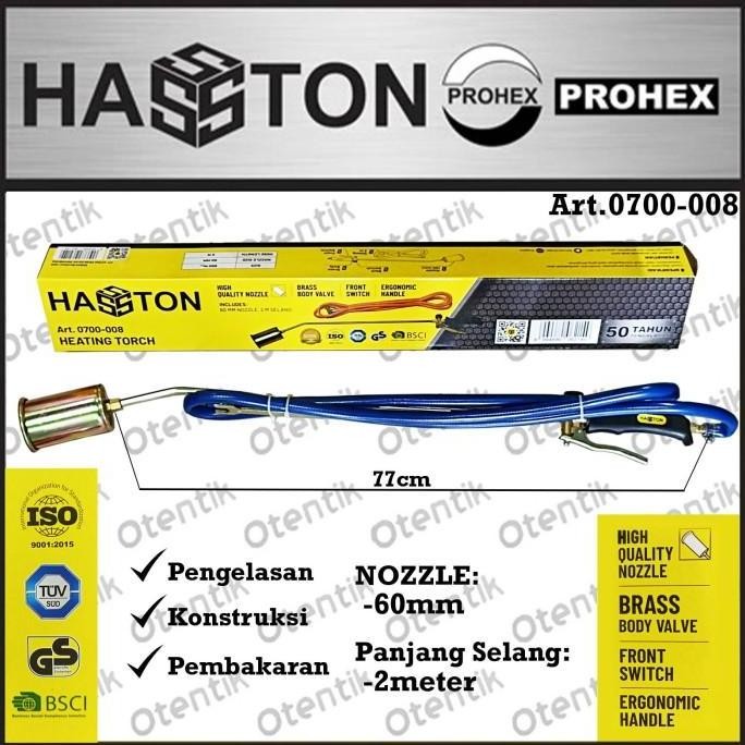 Tersedia HASSTON BLENDER BAKAR GAS LPG STANG PANJANG - BLOW HEATING TORCH