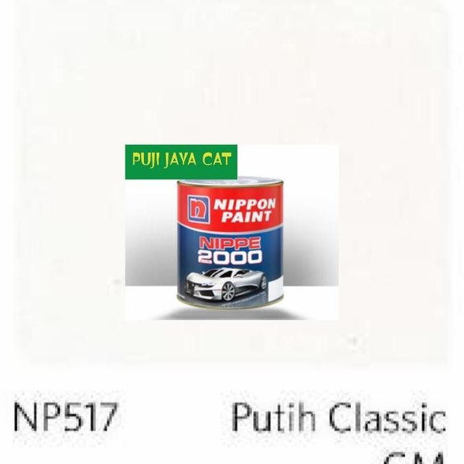 READY cat nippe 2000 NP517 Putih Classic GM NEW