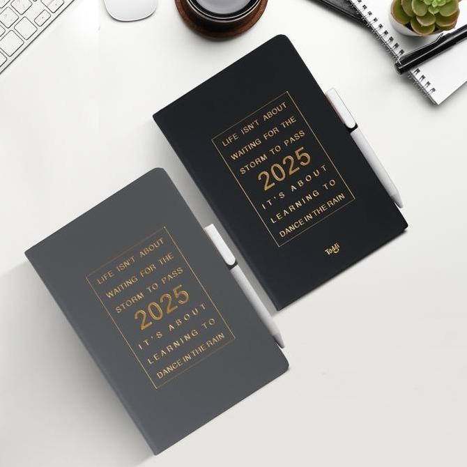 

READY Buku Agenda Planner 2025 Catatan Kerja Binder Jurnal Notebook Diary A5 NEW