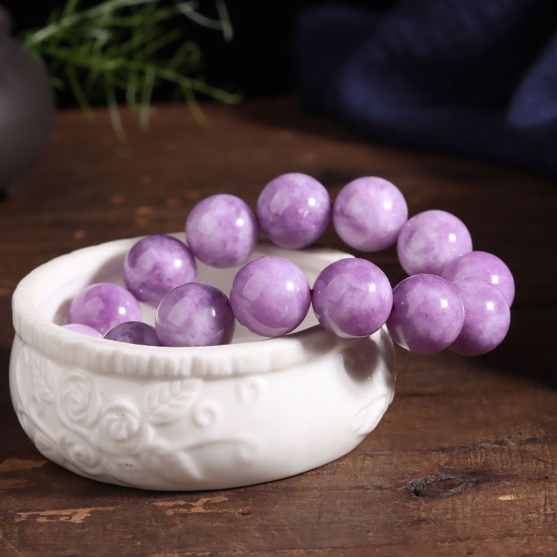 Gelang Wanita Jadeite Violet Jenis Es Lepuh Bahan Tambang Lama